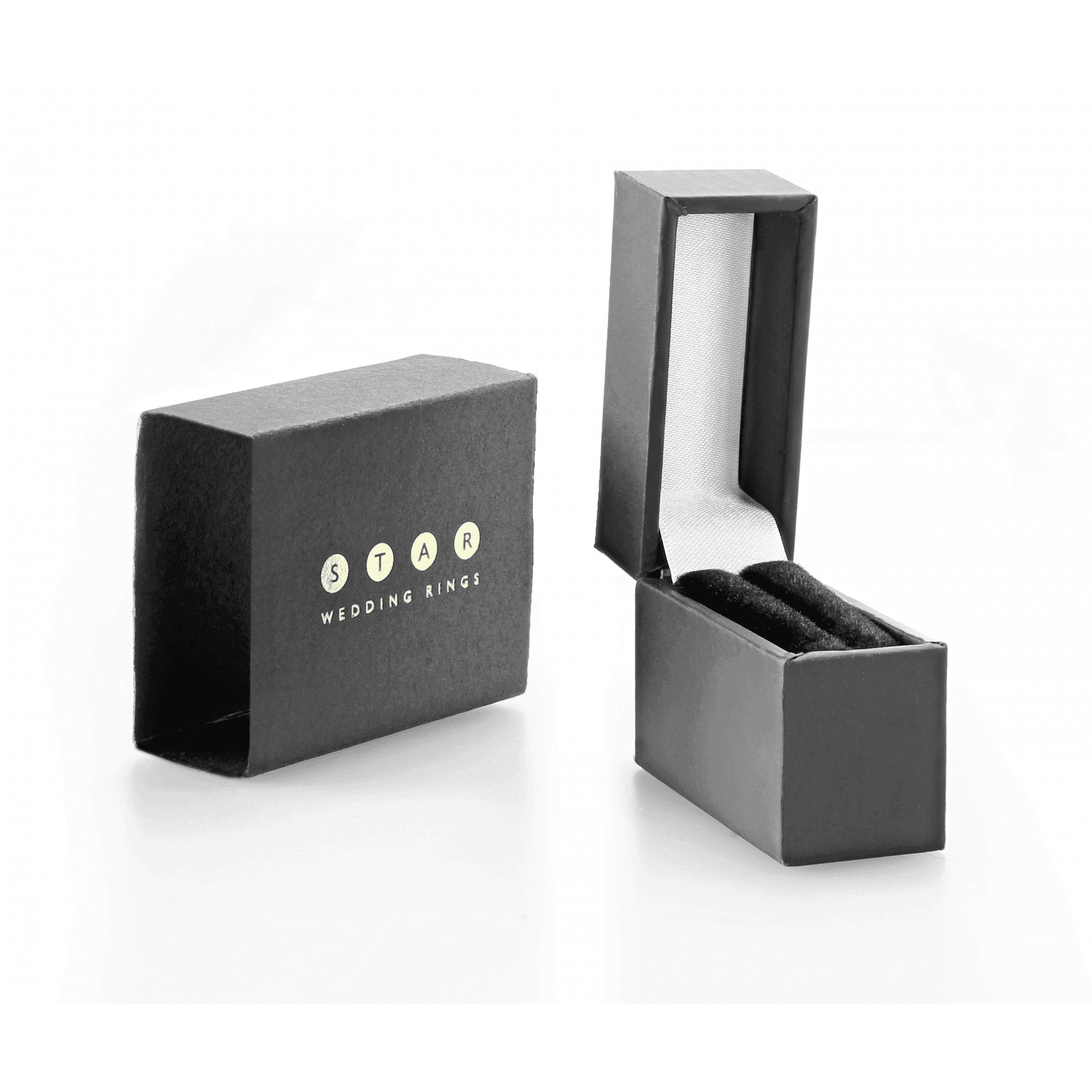 Titanium and Enamel Inlay Flat Court Matt 7mm Ring