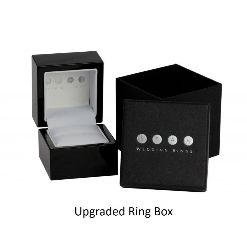Titanium and Enamel Inlay Flat Court Matt 7mm Ring