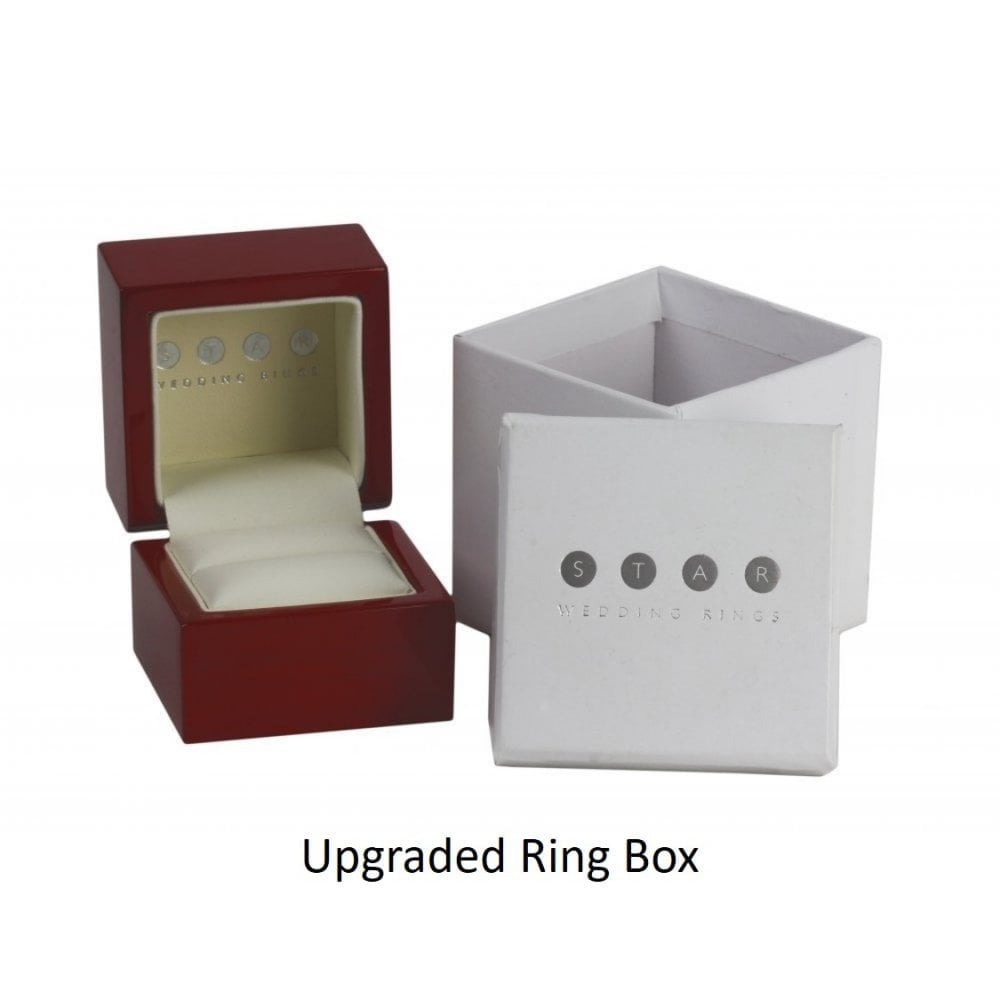 Titanium and Enamel Inlay Flat Court Matt 7mm Ring