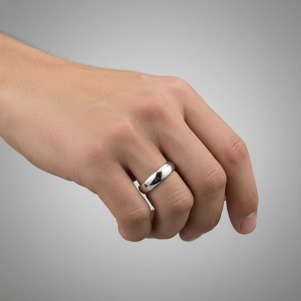 Palladium 500 Heavy D 4mm Wedding Ring