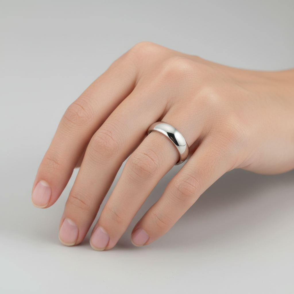 Palladium 950 Heavy D 3mm Wedding Ring