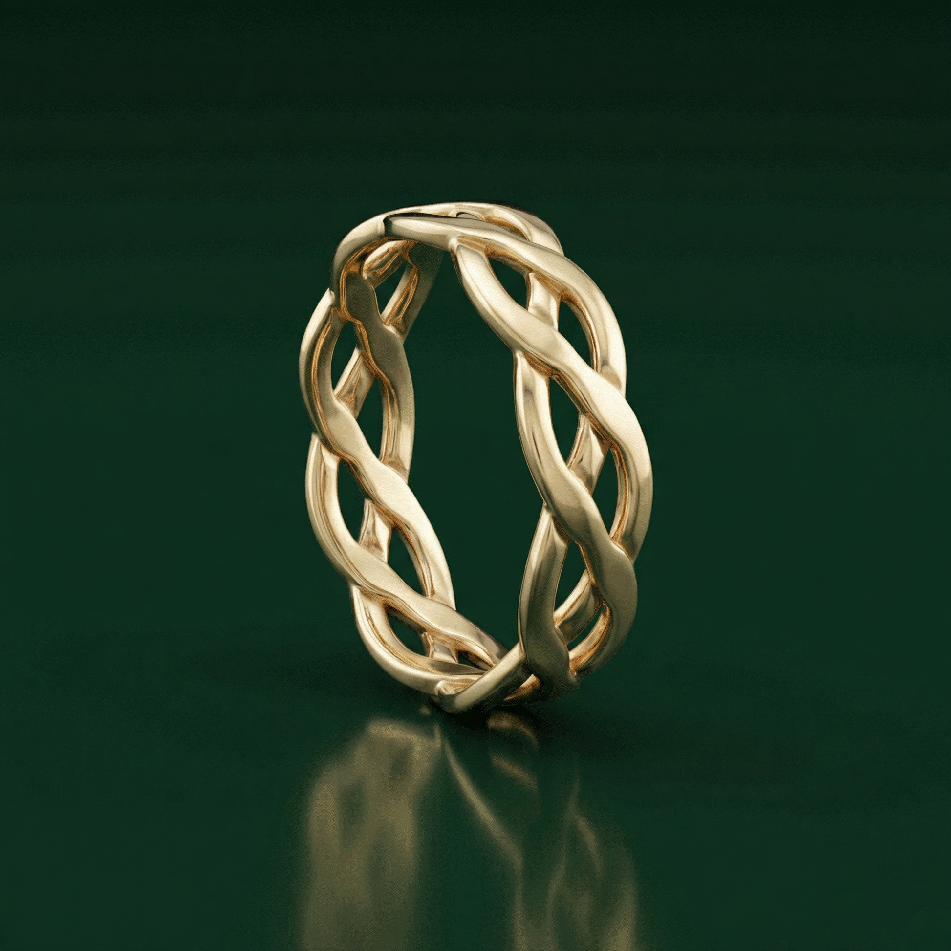 9ct Yellow Gold 5mm Celtic Wedding Ring