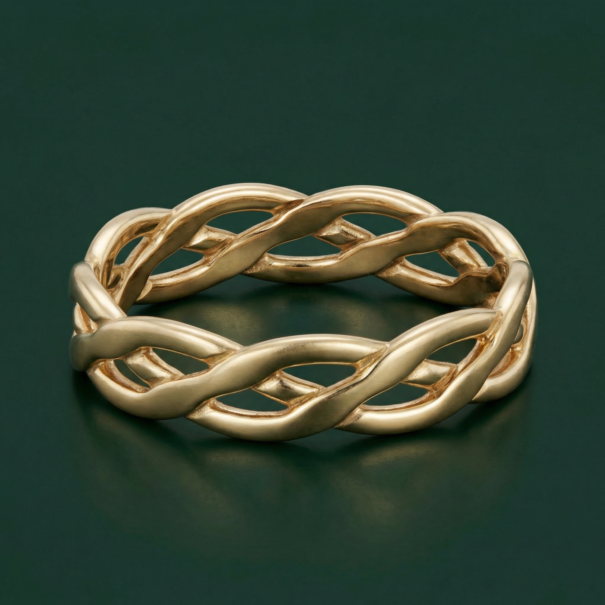 9ct Yellow Gold 6mm Celtic Wedding Ring