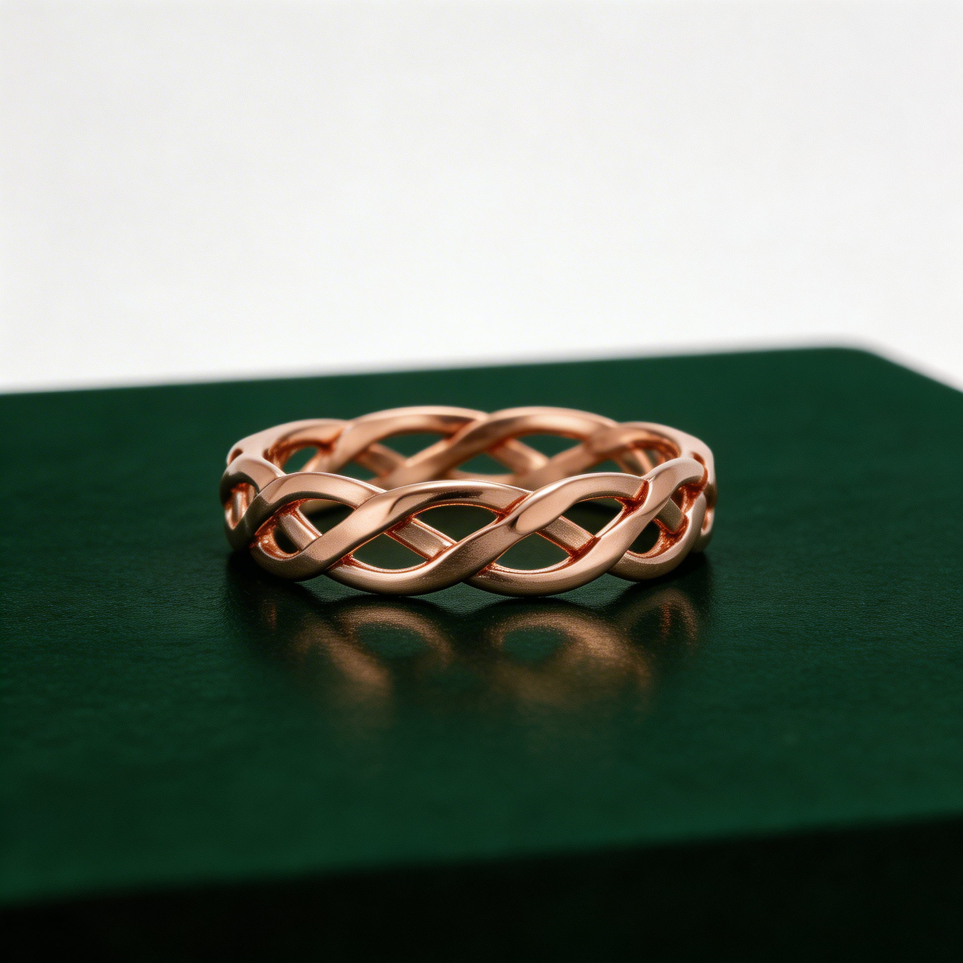 9ct Rose Gold 6mm Celtic Wedding Ring