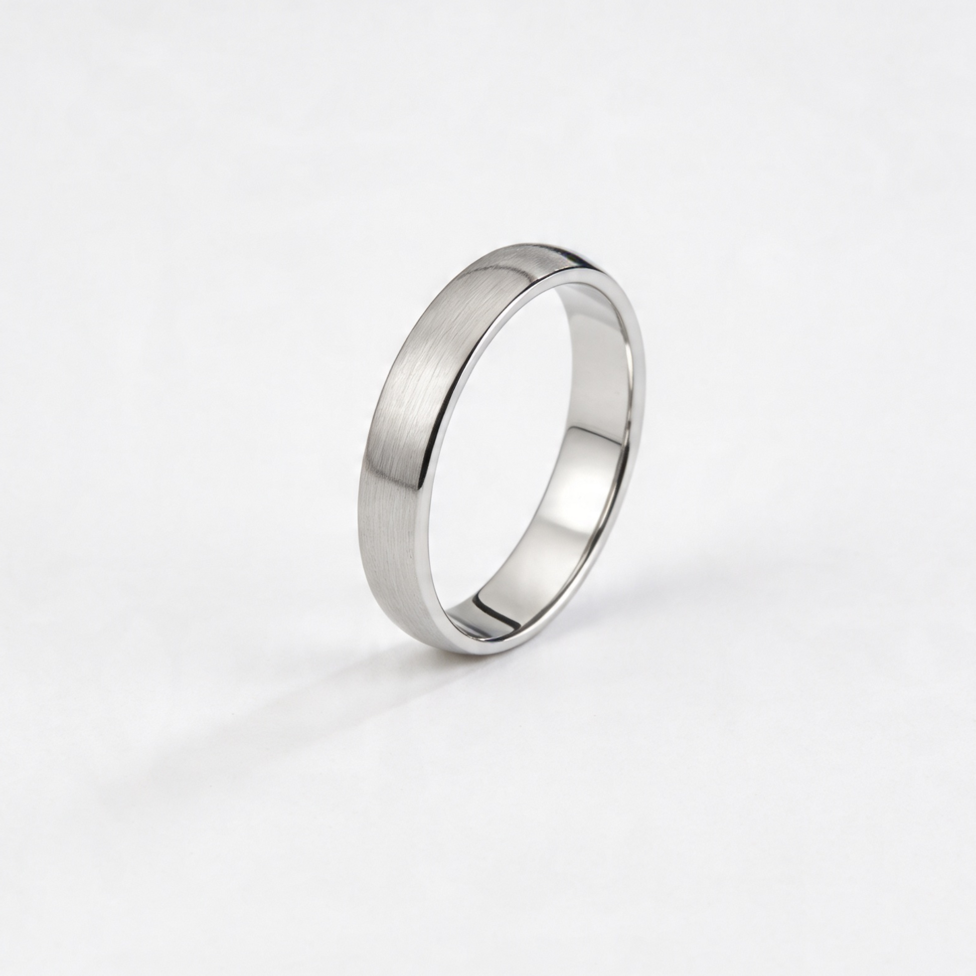 Platinum Light D 3mm Wedding Ring size J 1/2