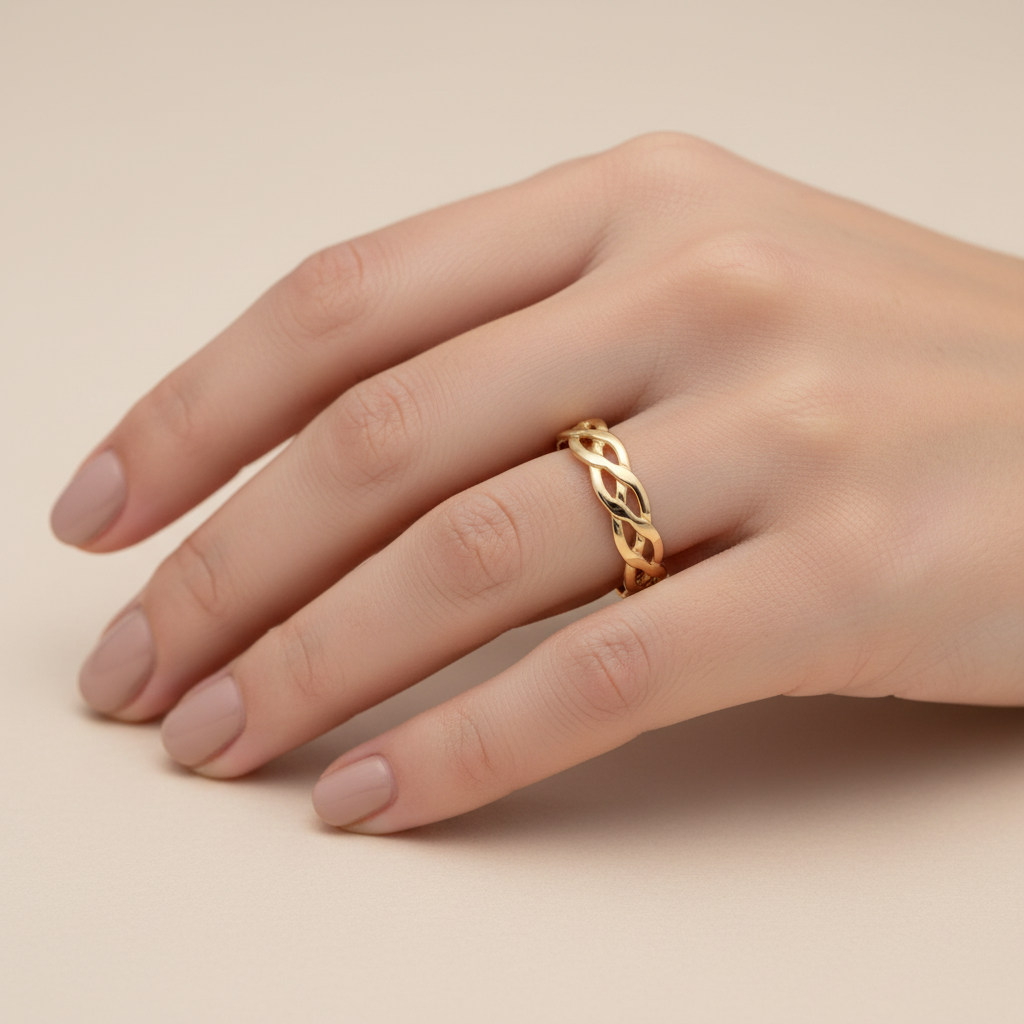 9ct Yellow Gold 6mm Celtic Wedding Ring