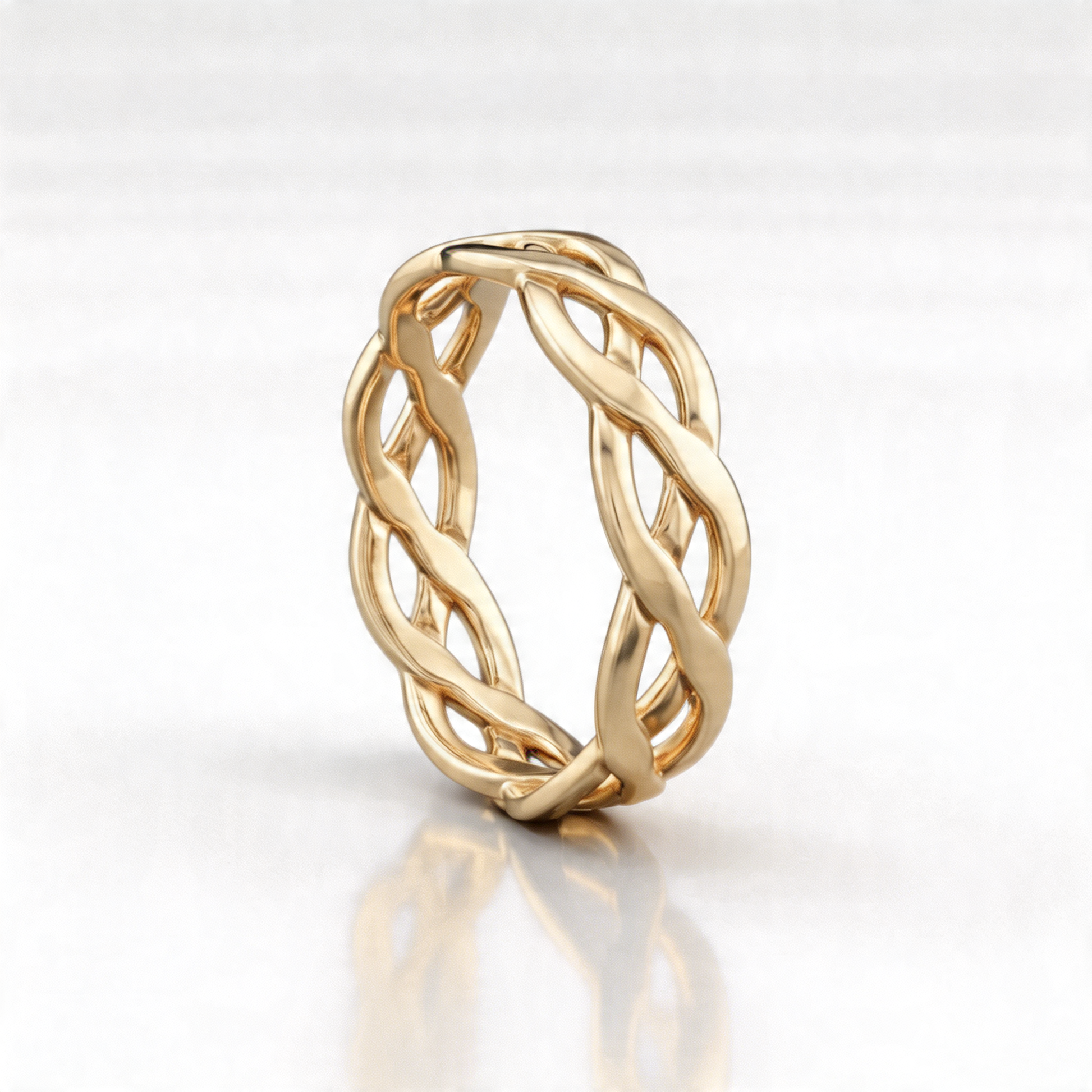 9ct Yellow Gold 5mm Celtic Wedding Ring