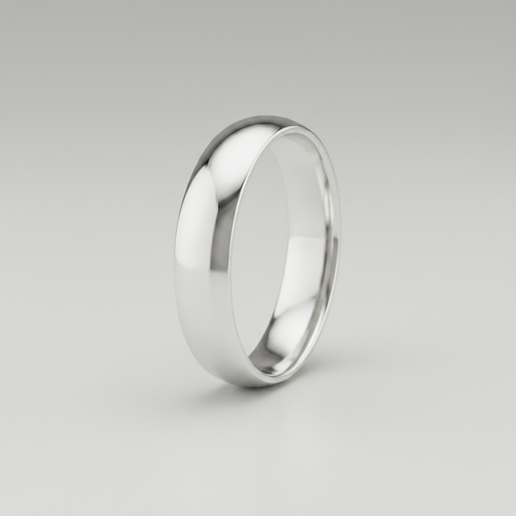 Palladium 500 Light Court 4mm Wedding Ring