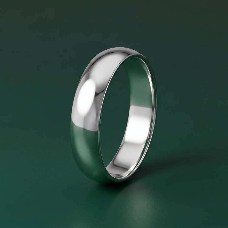 Palladium 500 Light Court 5mm Wedding Ring