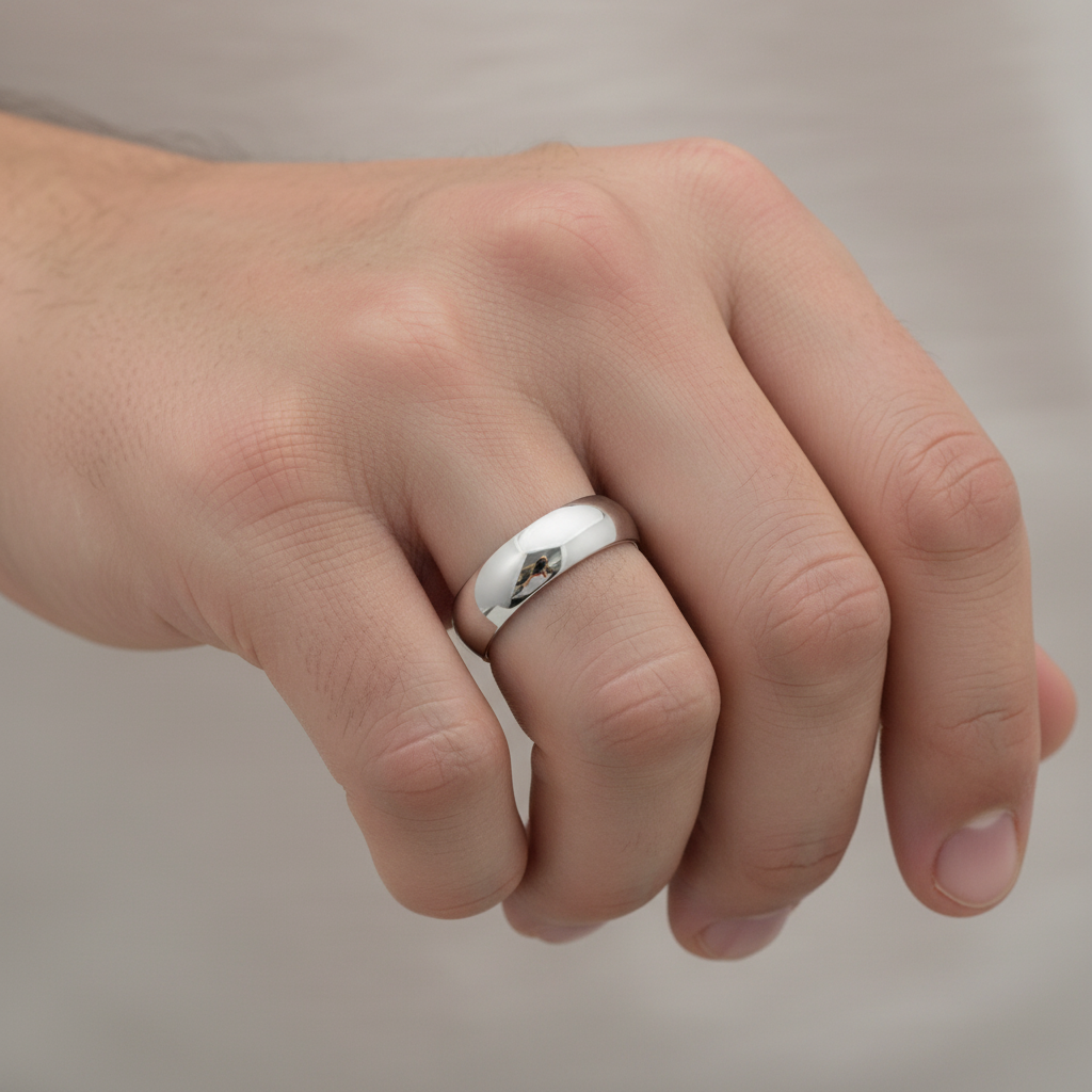 Palladium 500 Light Court 5mm Wedding Ring