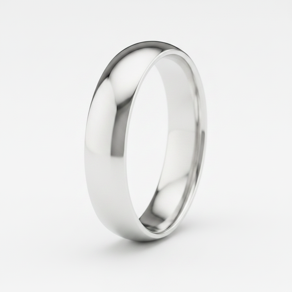 Palladium 950 Heavy Court 5mm Wedding Ring