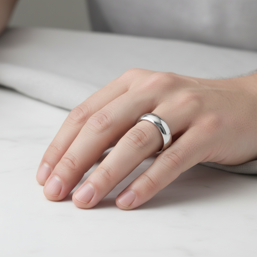 Palladium 950 Heavy D 7mm Wedding Ring