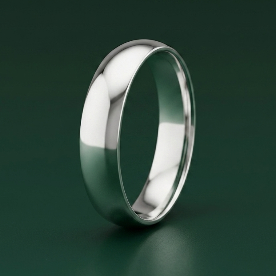 Palladium 950 Heavy Court 5mm Wedding Ring