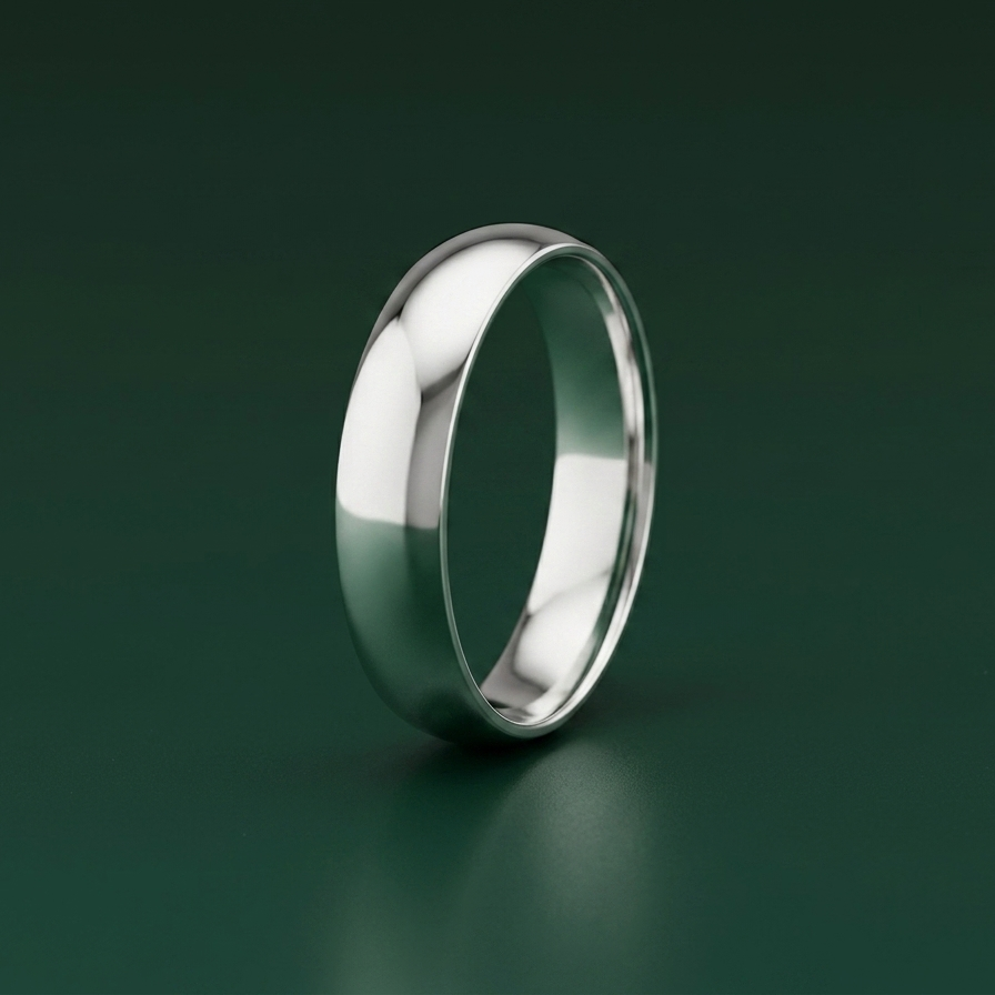 Palladium 500 Light Court 4mm Wedding Ring