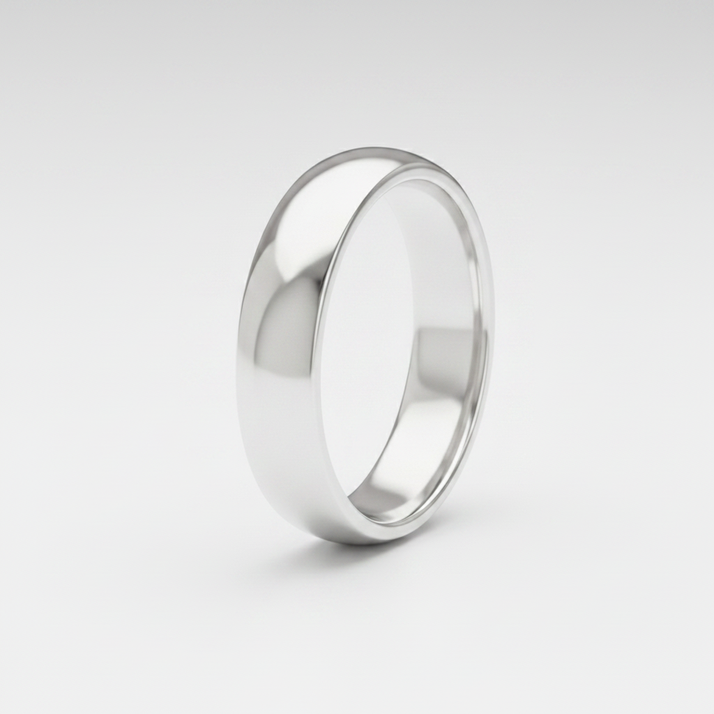 Platinum Heavy D 4mm Wedding Ring