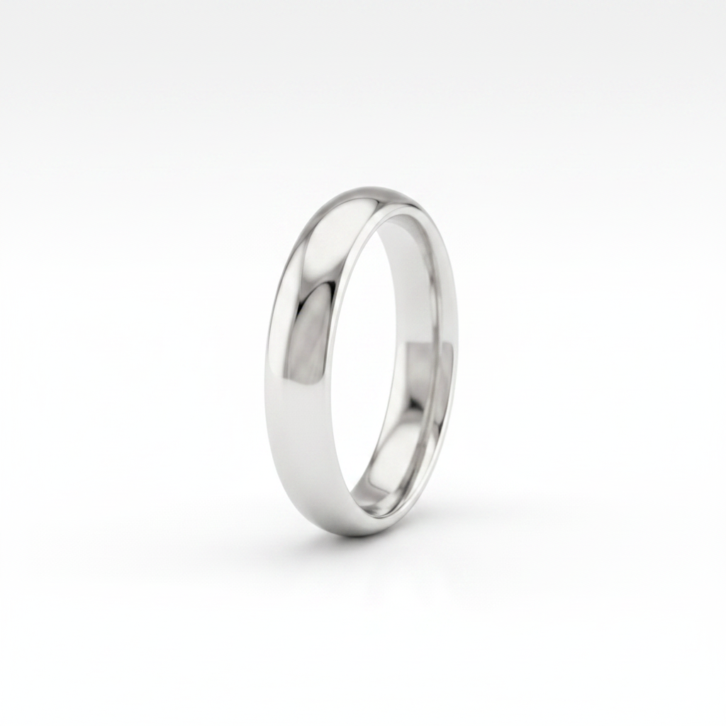 18ct White Gold Light D 3mm Wedding Ring