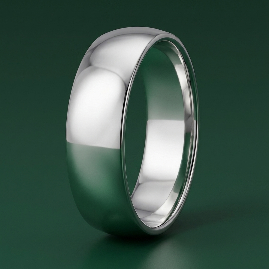 Palladium 950 Heavy D 7mm Wedding Ring