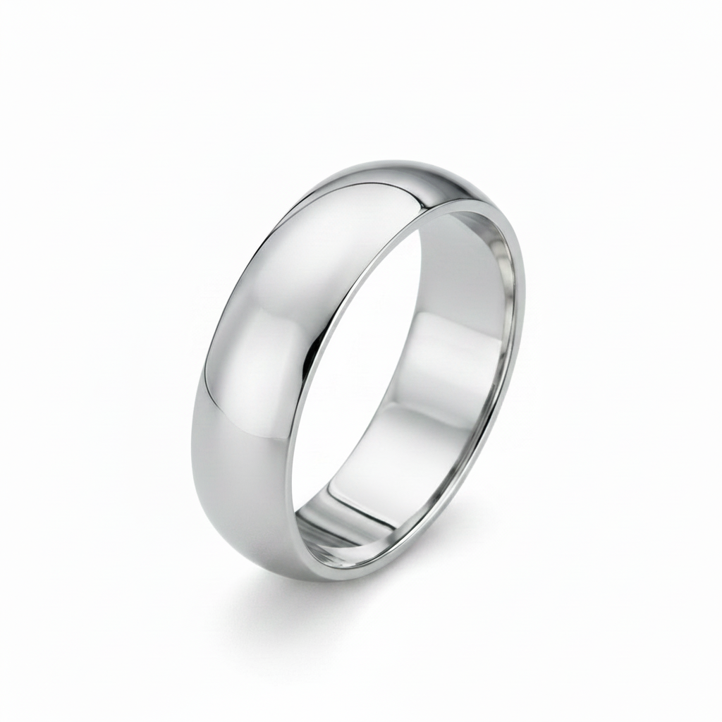 Platinum Heavy D 5mm Wedding Ring