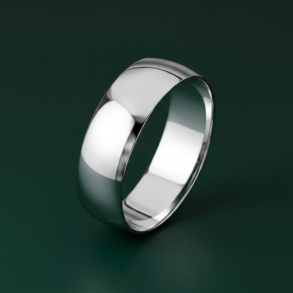 Platinum Heavy D 6mm Wedding Ring