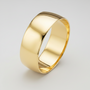 9ct Yellow Gold Light D Shape 7mm Wedding Ring