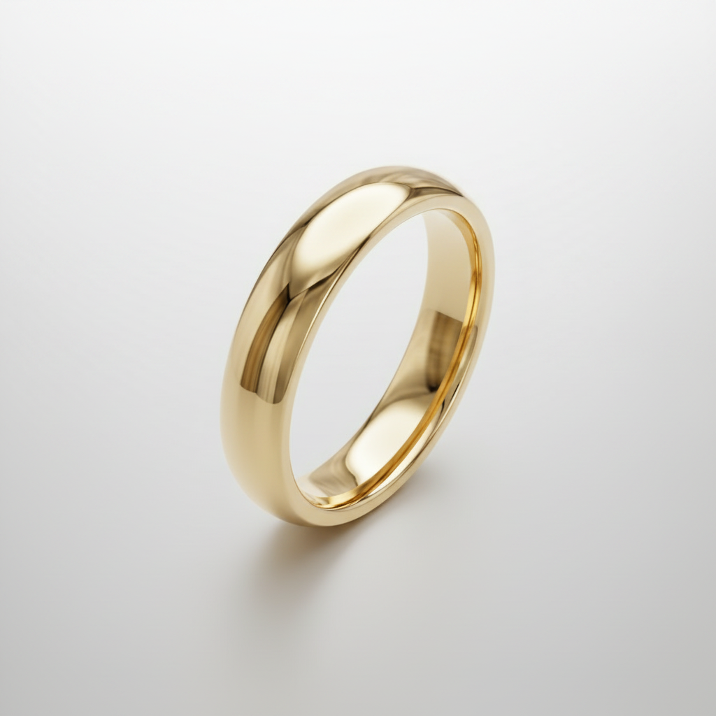 18ct Yellow Gold Light D 3mm Wedding Ring
