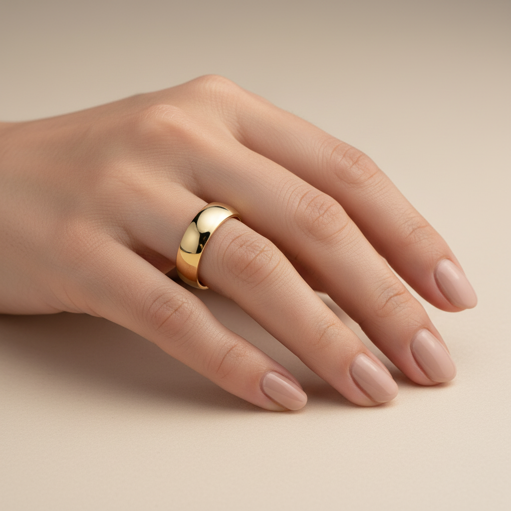 18ct Yellow Gold Extra Heavy D 5mm Wedding Ring