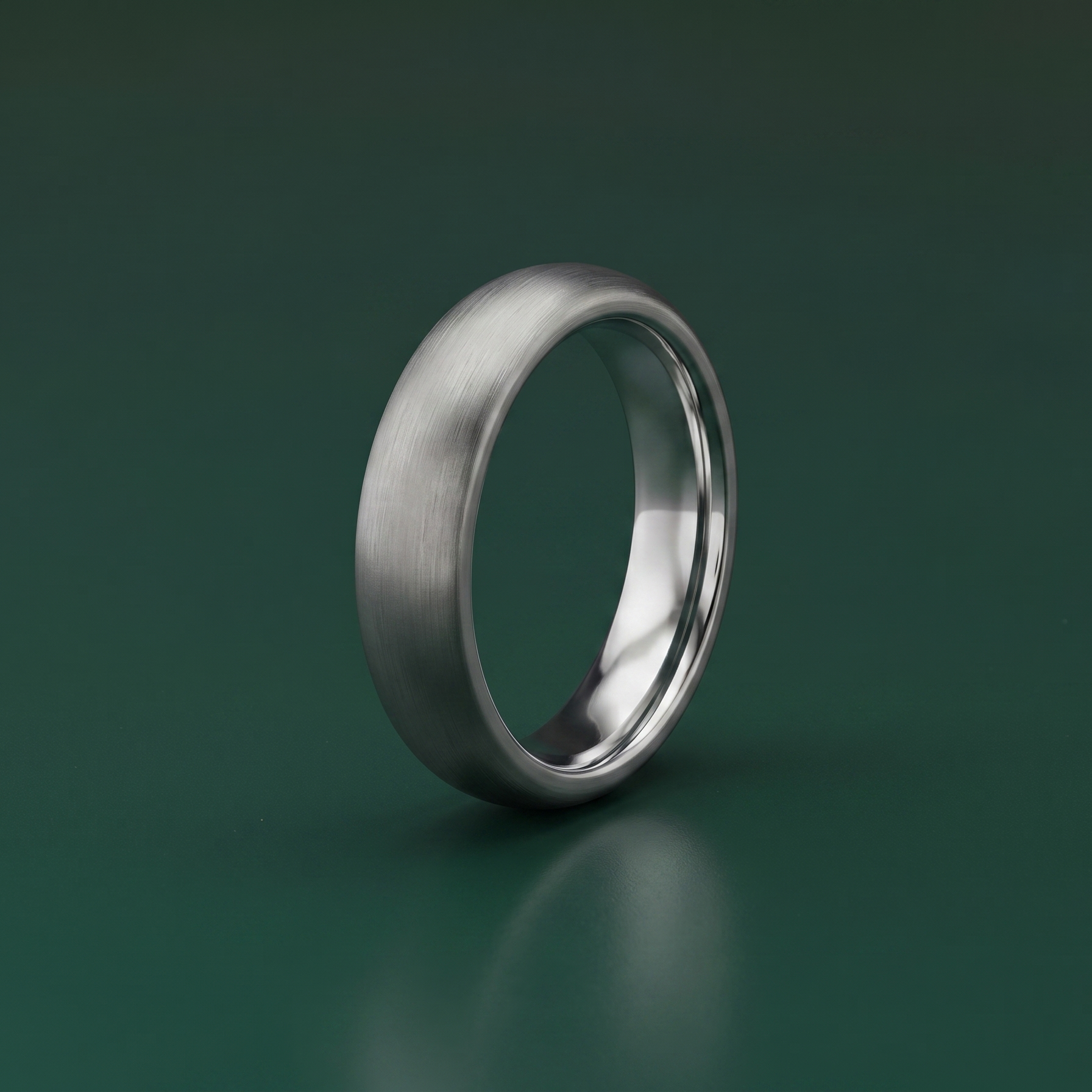 Palladium 500 Heavy D Matt Finish 5mm Wedding Ring